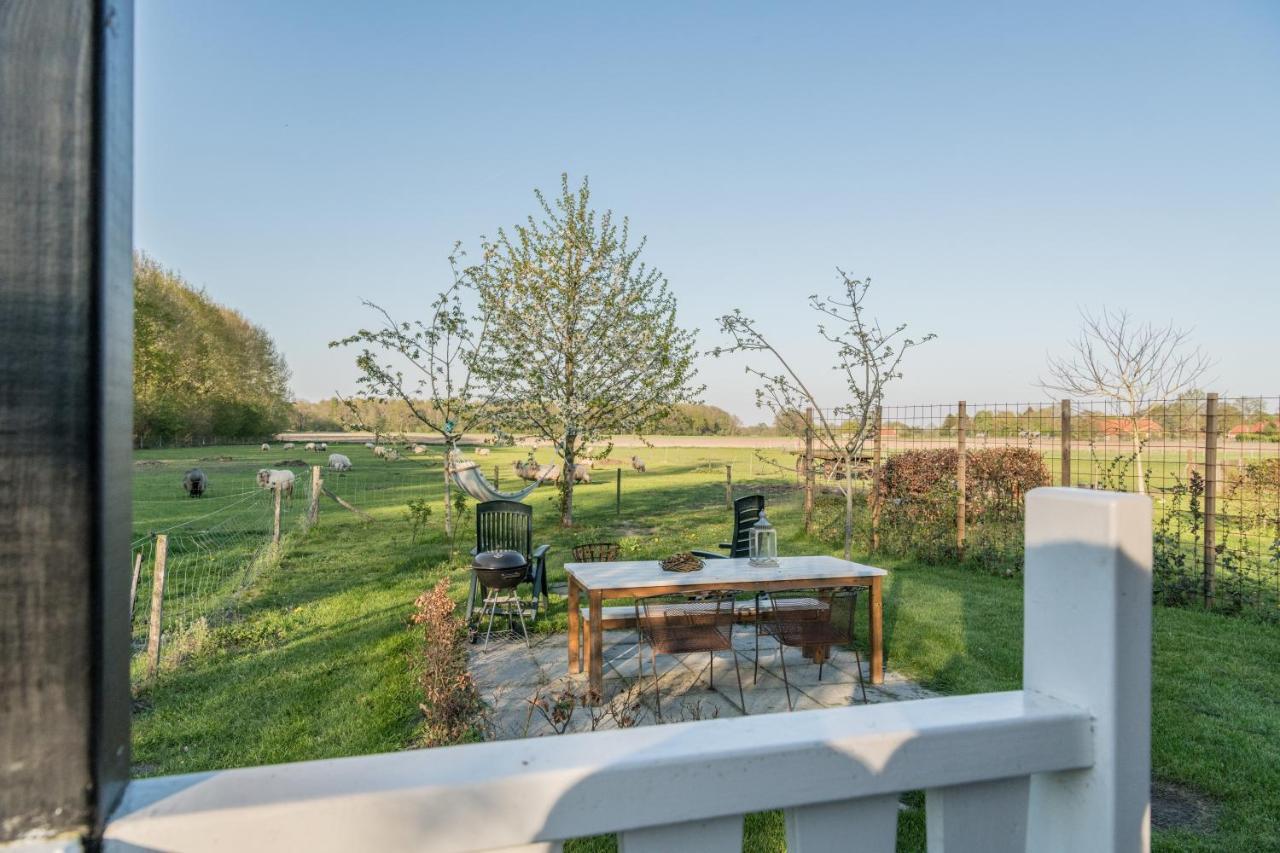 Onstwedde Pipowagen Elsebein Groningen Westerwolde Unieke Ligging Met Eigen Tuin En Vrij Uitzicht Over Veld Naar Natuurgebied מראה חיצוני תמונה