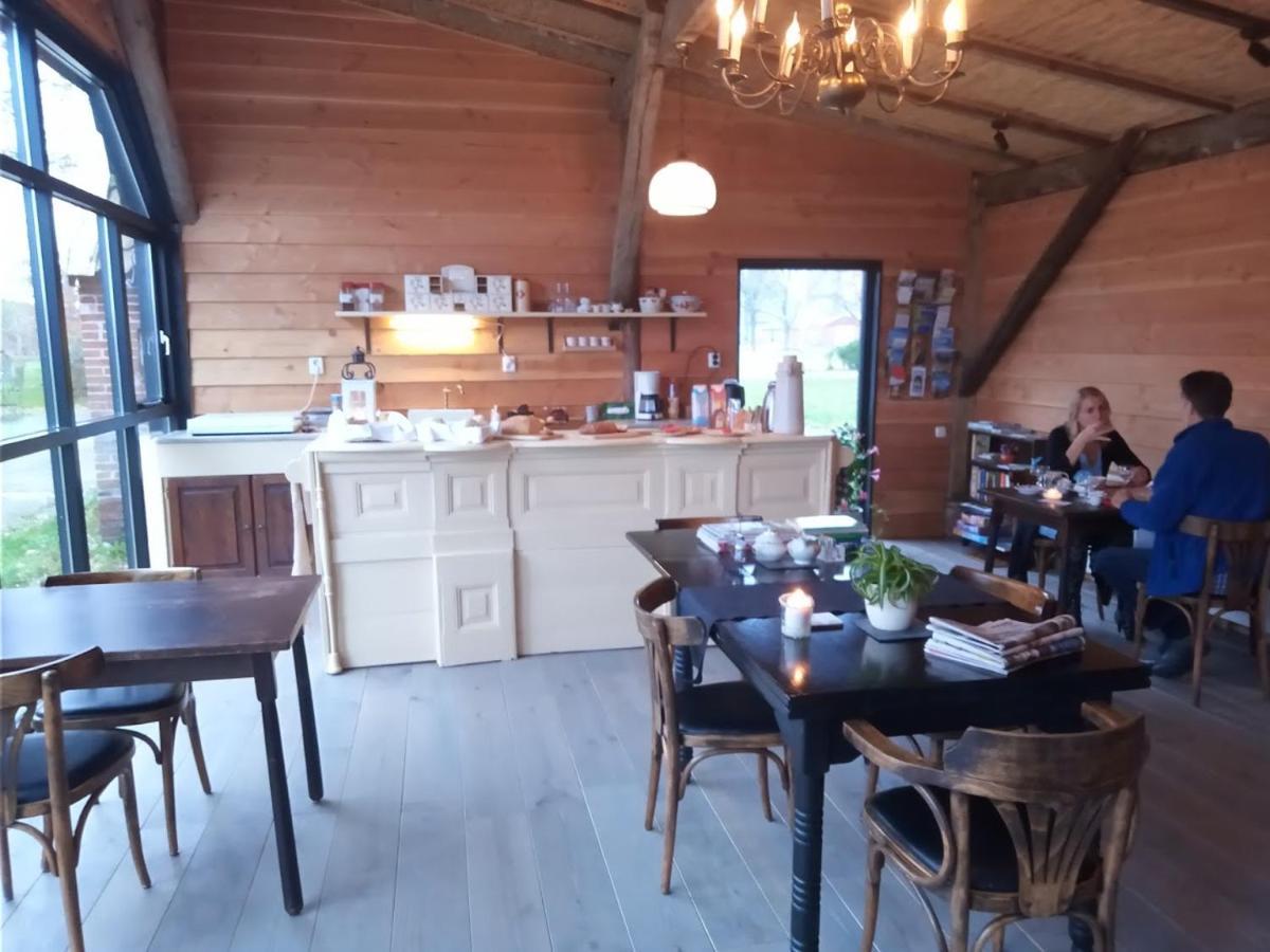 Onstwedde Pipowagen Elsebein Groningen Westerwolde Unieke Ligging Met Eigen Tuin En Vrij Uitzicht Over Veld Naar Natuurgebied מראה חיצוני תמונה